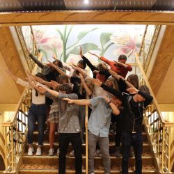 Nuestro grupito de alemanes en el barco!